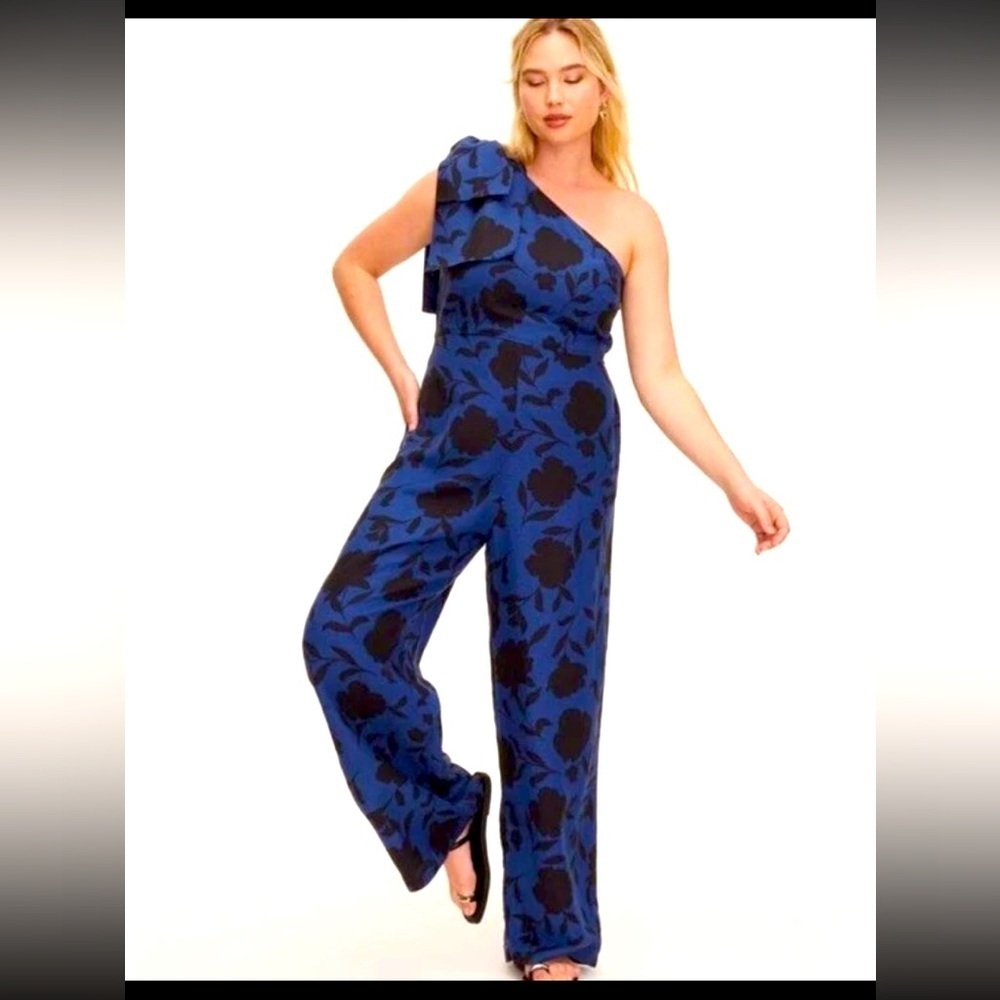 Classic Rose Jumpsuit - Kate Spade New York Navy/Black nwt giant bow 4 summer